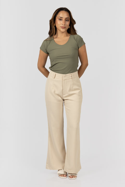 Pantalon Vivi - Crema