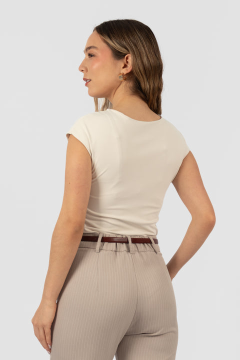 Pantalón Elisa - Beige Listado