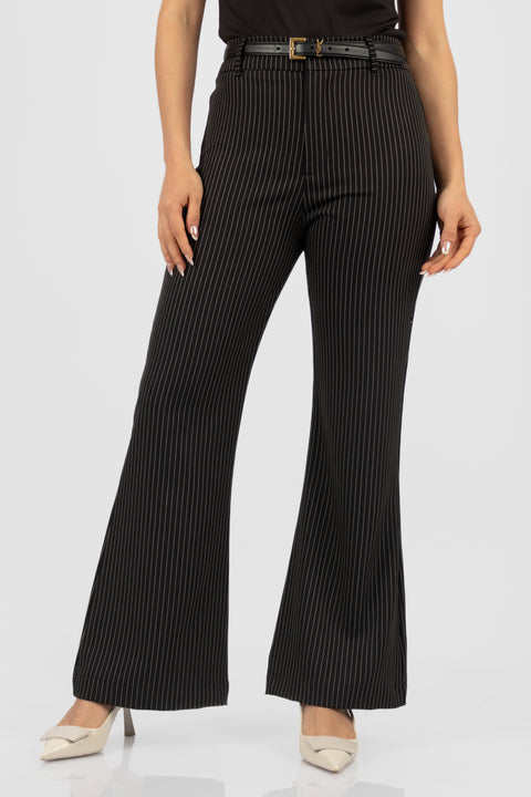 Pantalón Elisa - Negro Listado