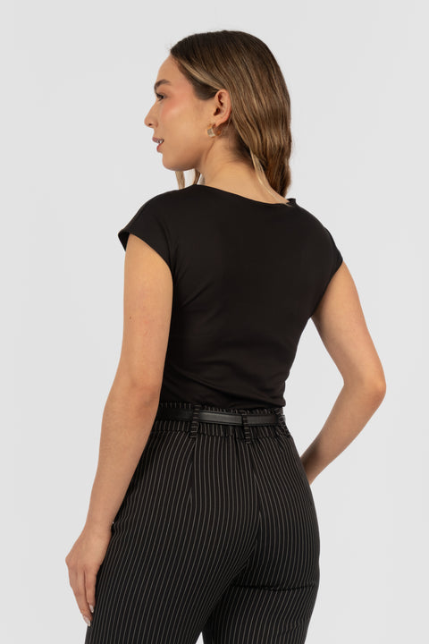 Pantalón Elisa - Negro Listado