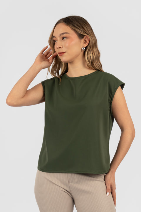 Blusa Eliana - Verde Olivo