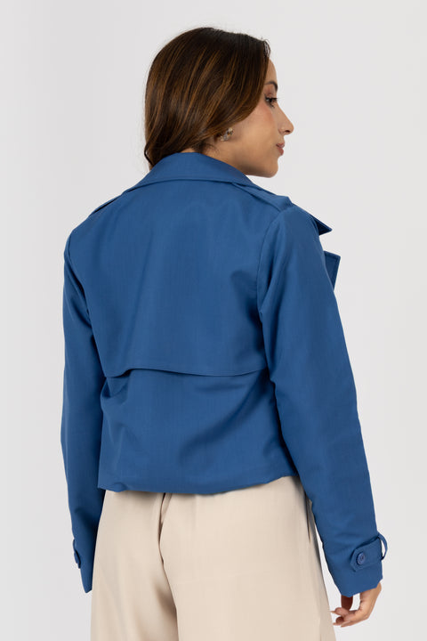 Gabardina Valentina - Cobalto