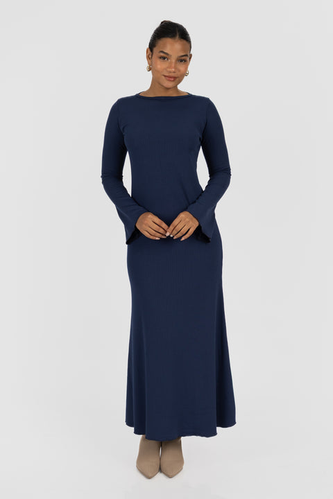 Vestido Cayetana - Azul Marino