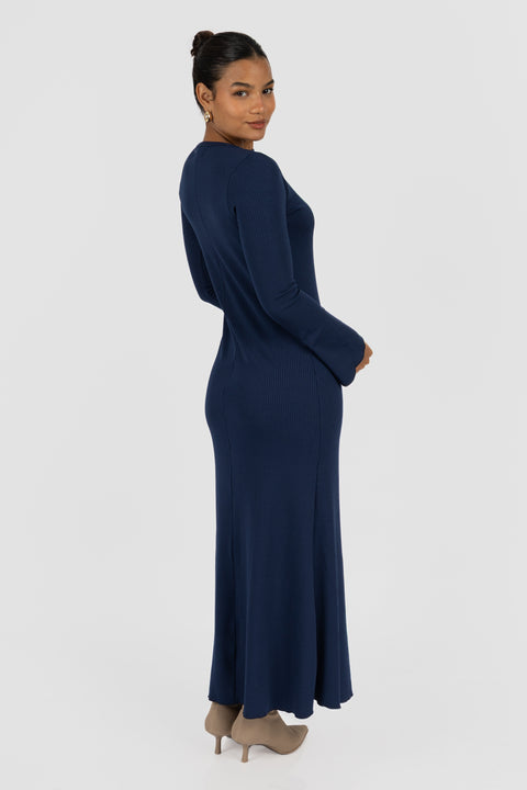 Vestido Cayetana - Azul Marino