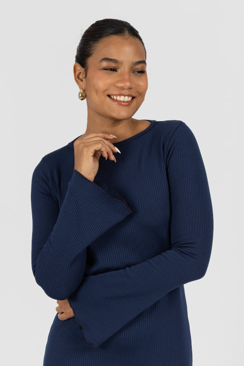 Vestido Cayetana - Azul Marino