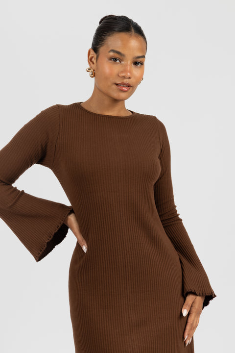 Vestido Cayetana - Chocolate