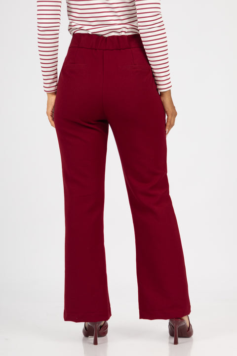 Pantalón Romina - Vino