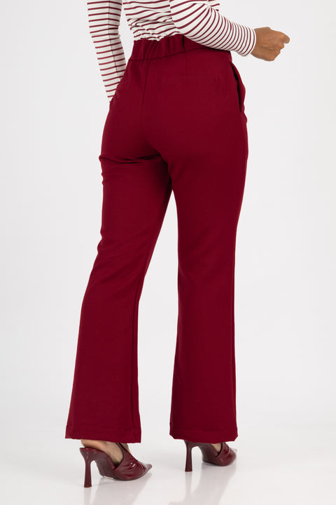 Pantalón Romina - Vino
