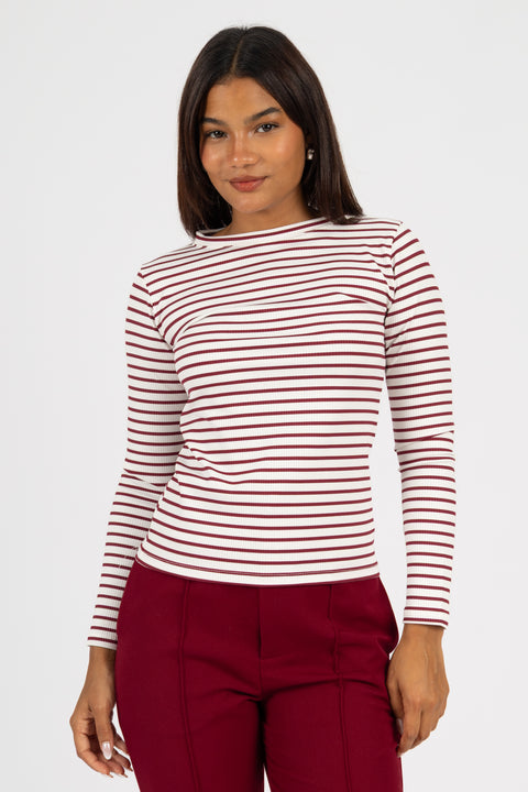 Polo Donna - Rayas Vino