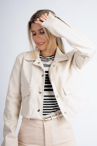 CASACA DONNA CREMA