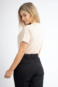 CAMISETA BASICA BEIGE
