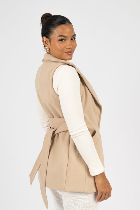 Chaleco Dallas - Beige