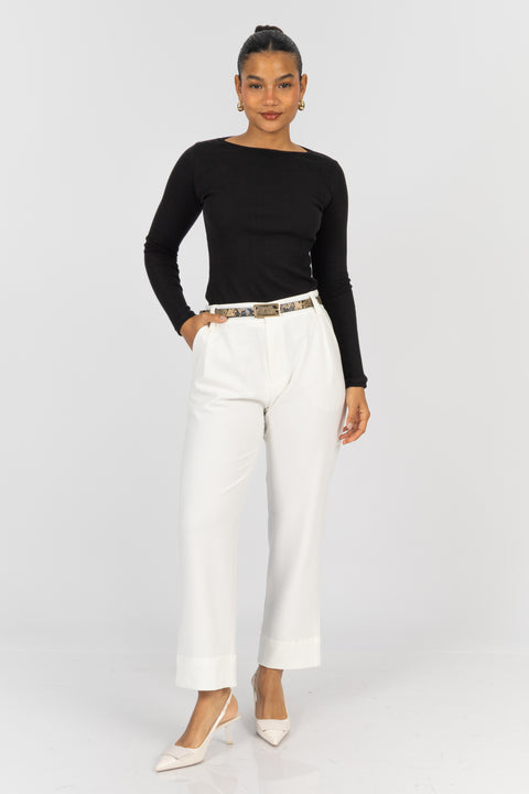 Polo Cristina Ojal - Negro