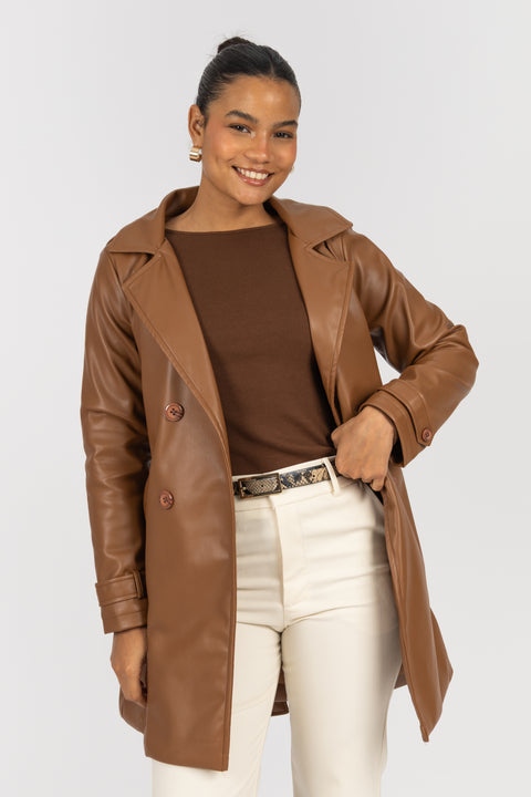 ⁠Gabardina Denver - Chocolate