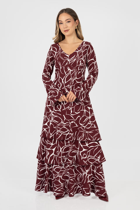 Vestido Brenda - Vino