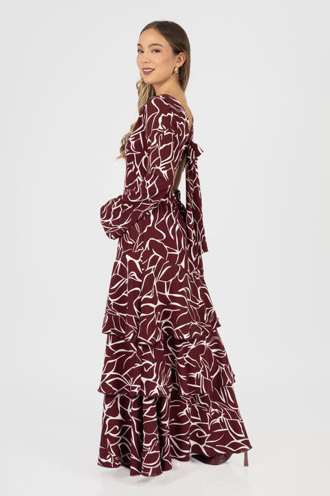 Vestido Brenda - Vino