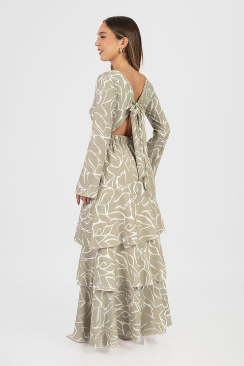 Vestido Brenda - Verde Olivo