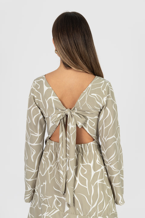 Vestido Brenda - Verde Olivo