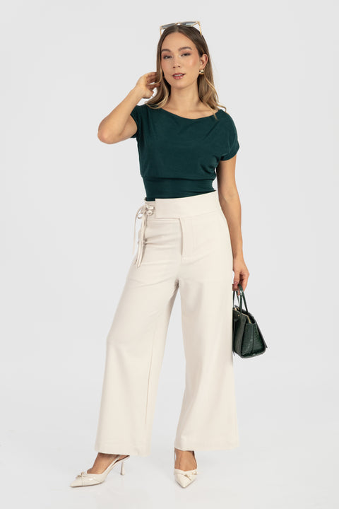 Pantalon Belen - Crema