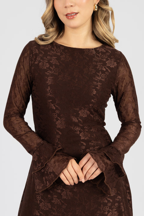 Vestido Carola - Chocolate
