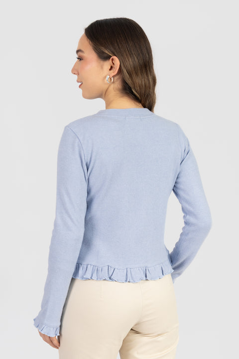 Cardigan Arlette - Celeste