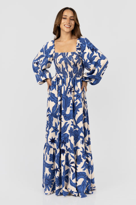 Vestido Melina - Azul