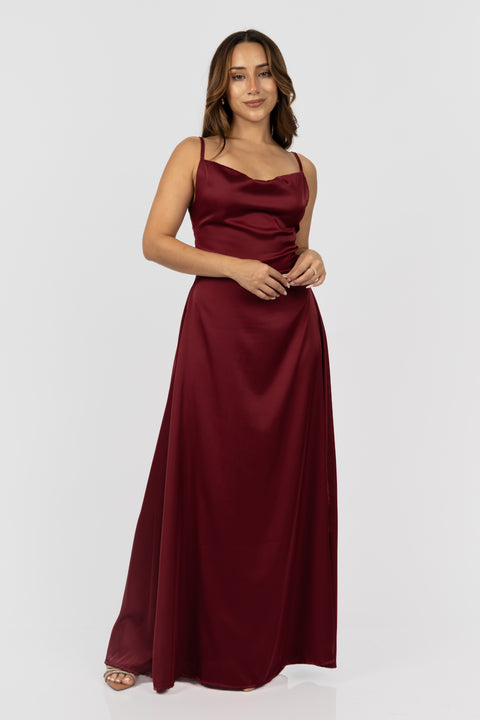 Vestido Francesca - Vino