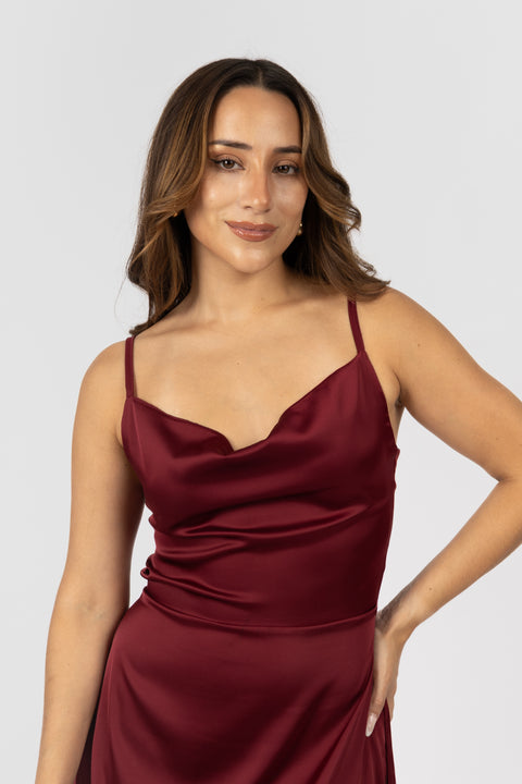 Vestido Francesca - Vino