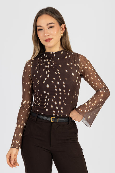 Polo Miriam - Bambi Chocolate