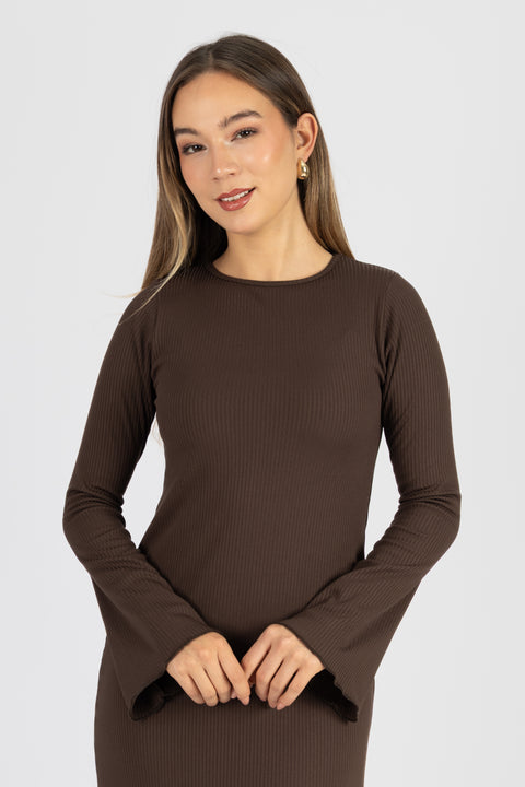 Vestido Cayetana - Chocolate
