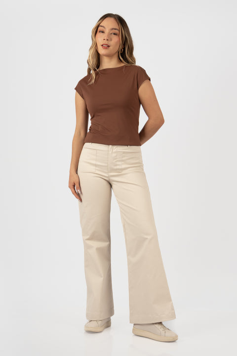 Pantalón Megan - Crema