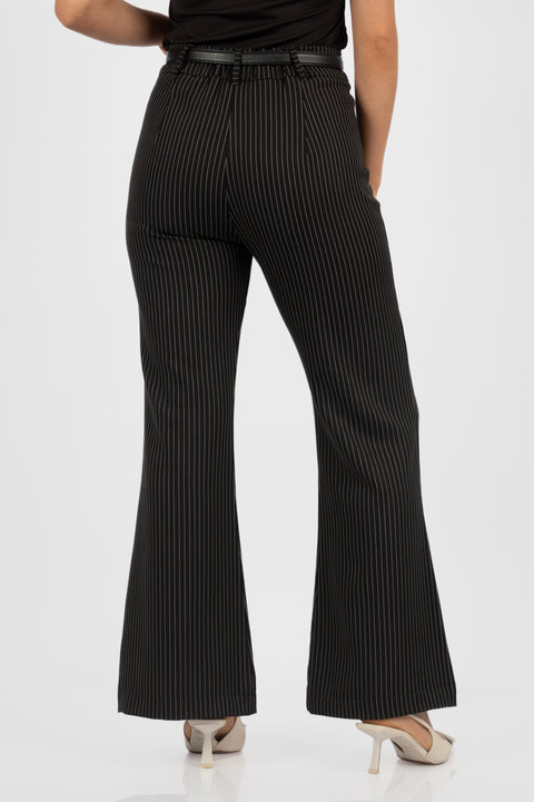 Pantalón Elisa - Negro Listado