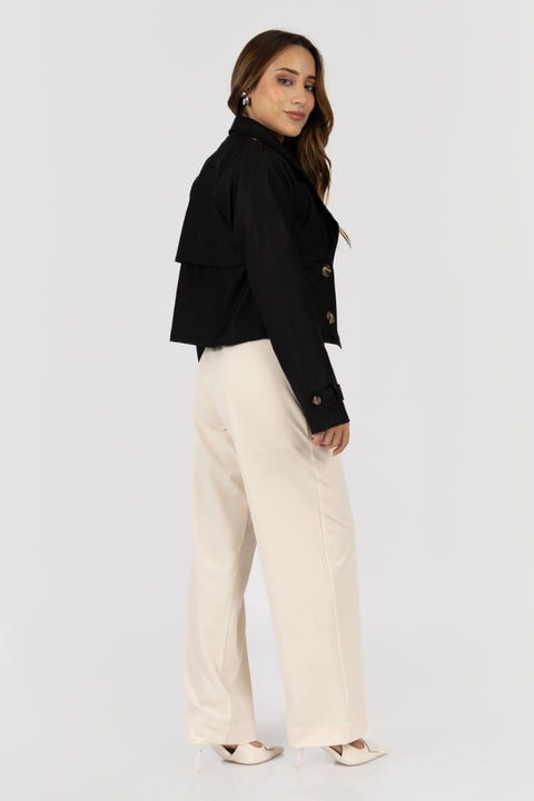 Gabardina Valentina - Negro