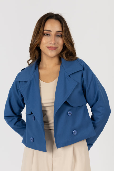 Gabardina Valentina - Cobalto