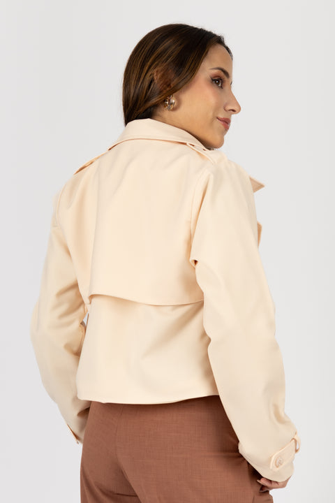 Gabardina Valentina - Crema