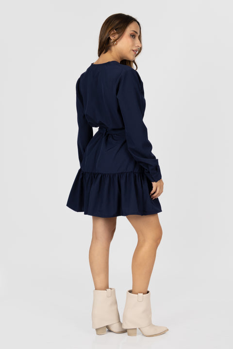 Vestido Nataly - Azul Marino