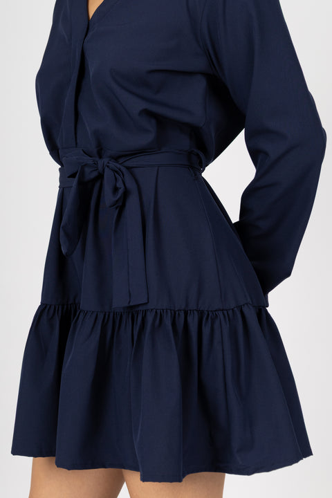 Vestido Nataly - Azul Marino