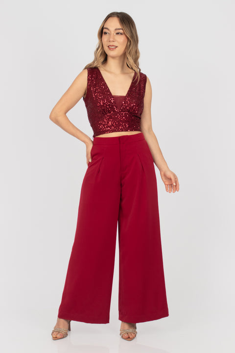 Pantalon Kaori - Vino