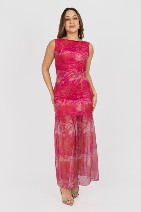 Vestido Teresa - Fucsia