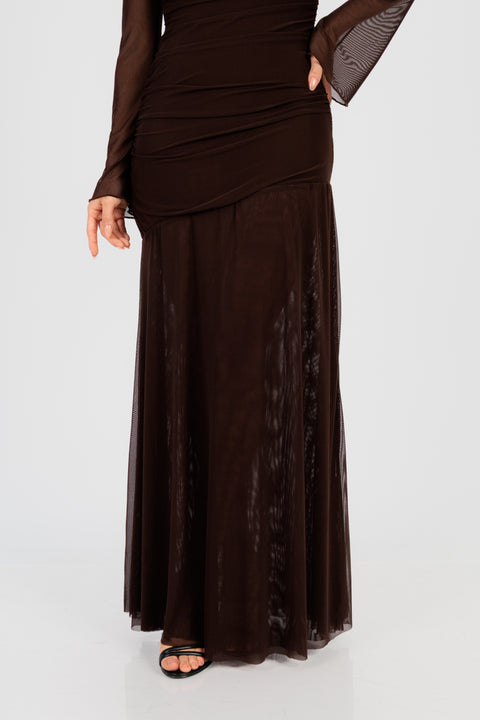 Vestido Hellen - Chocolate