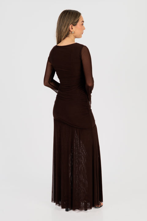 Vestido Hellen - Chocolate