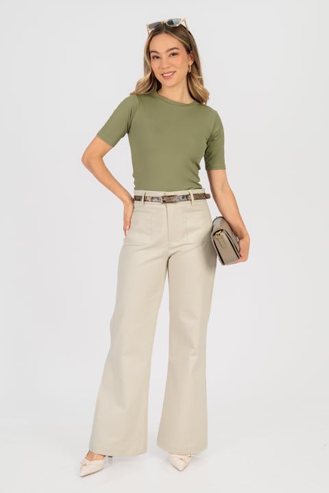 Pantalón Megan - Hueso