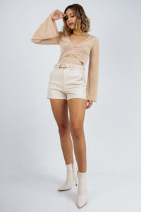 SHORT MILA CREMA