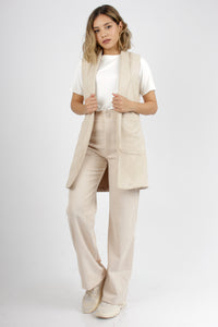CHALECO COCO BEIGE