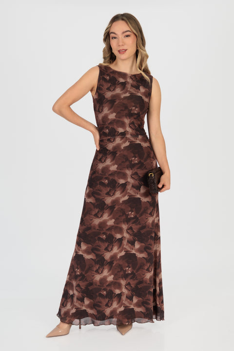 Vestido Analuz - Chocolate