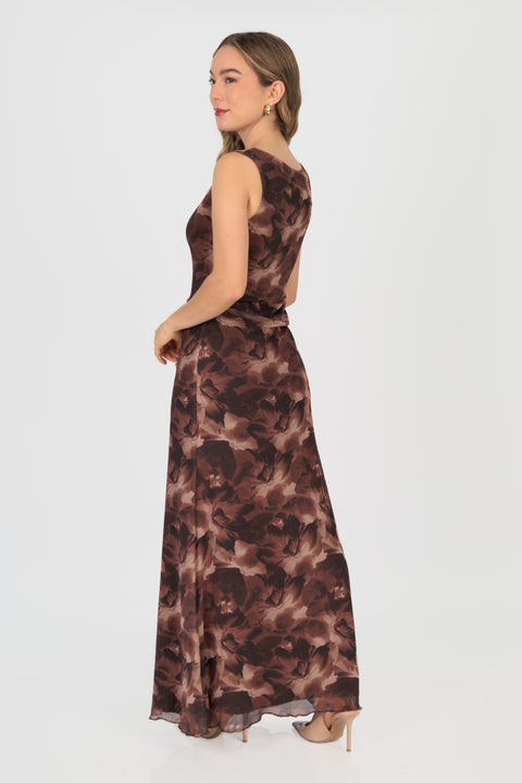 Vestido Analuz - Chocolate