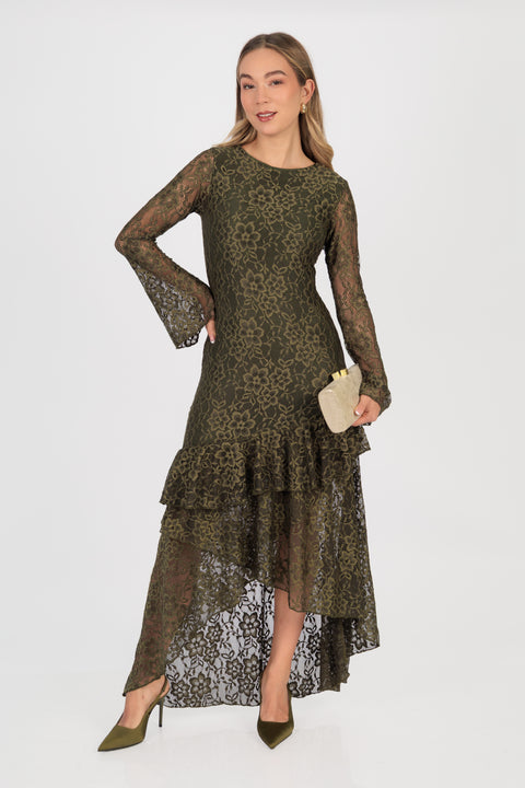 Vestido Violeta - Verde