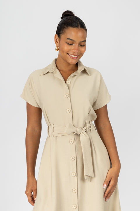Vestido Valeska - Beige