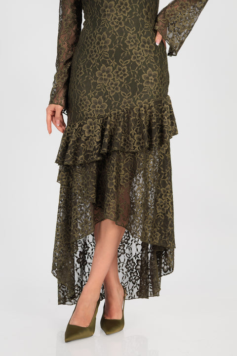 Vestido Violeta - Verde