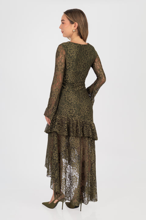 Vestido Violeta - Verde